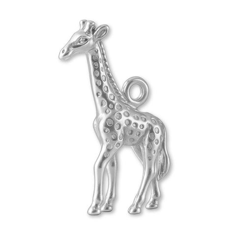 940 Argentium Silver - Western Giraffe Charm