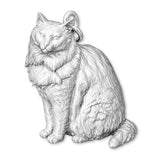 999 Pure Silver - Nebelung Cat Charm