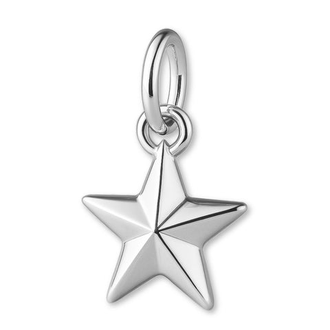 940 Argentium Silver - North Star Charm
