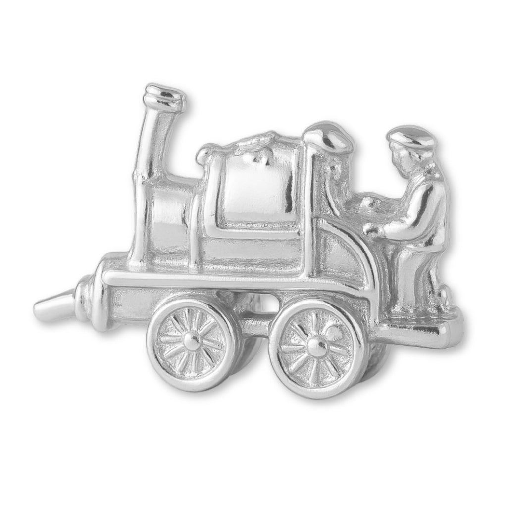 999 Pure Silver - Locomotive Train Driver Charm