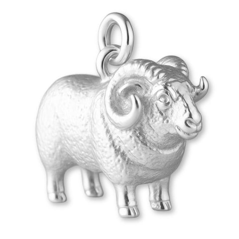 999 Pure Silver - Boreray Ram Charm