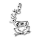 999 Pure Silver - Forest Elk Charm