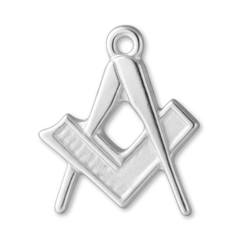 940 Argentium Silver - Freemason Charm