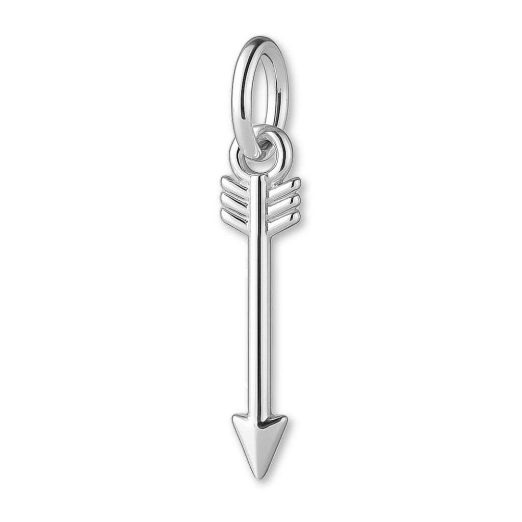 940 Argentium Silver - Feathered Arrow Charm