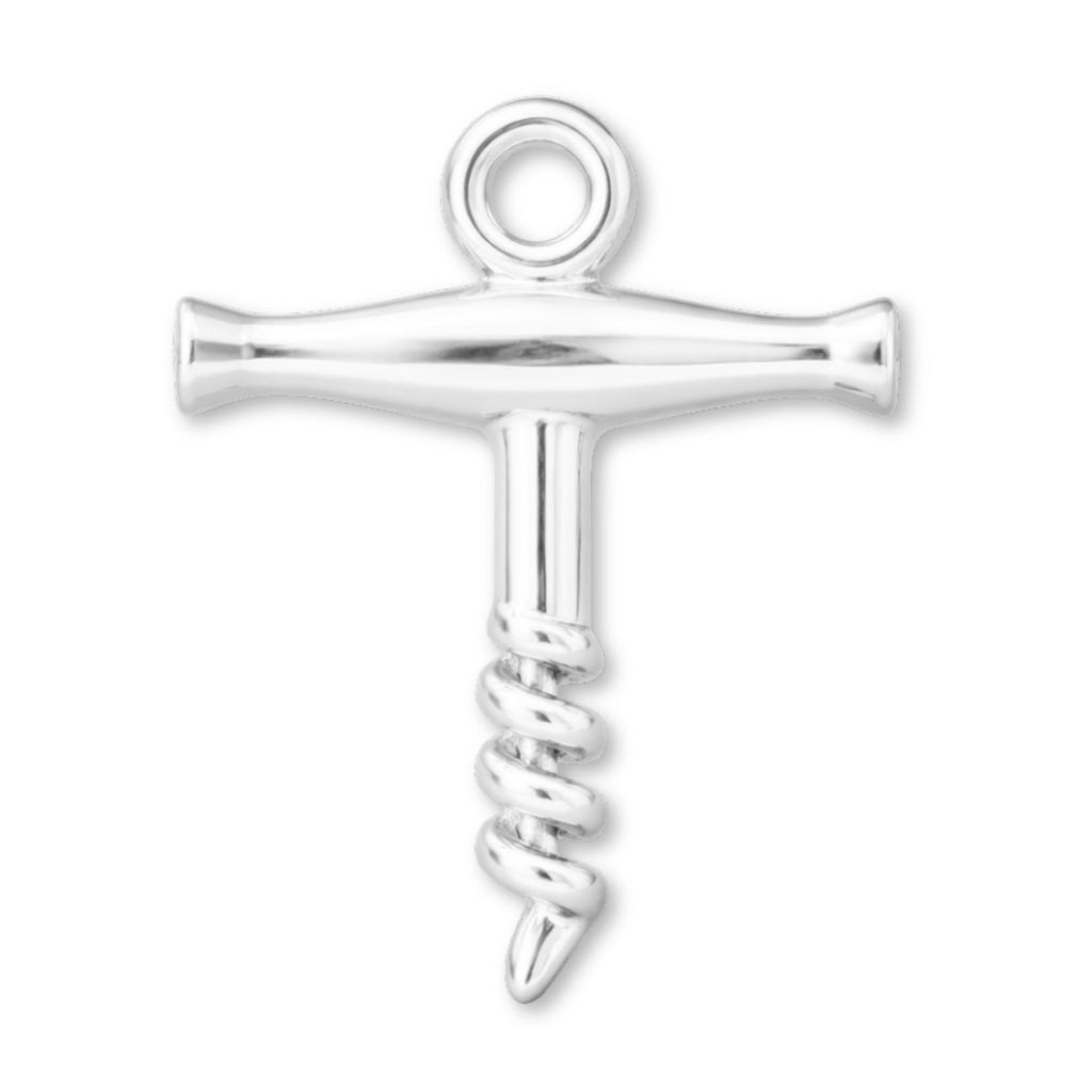 940 Argentium Silver - Traditional Corkscrew Charm