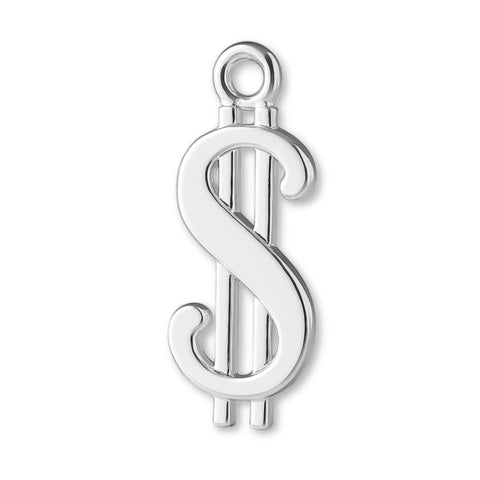 940 Argentium Silver - Dollar Sign Charm