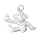 940 Argentium Silver - Baby Monkey Charm
