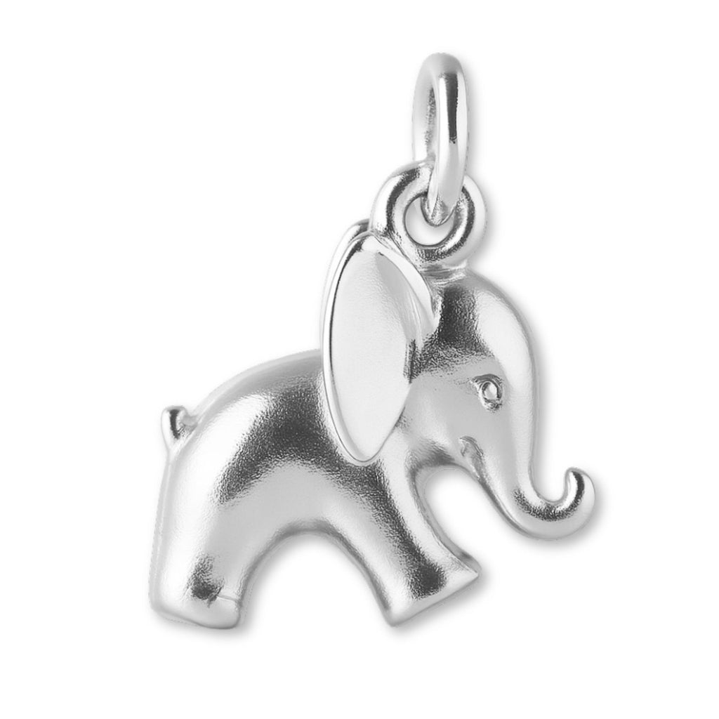 925 Sterling Silver - Baby Elephant Charm