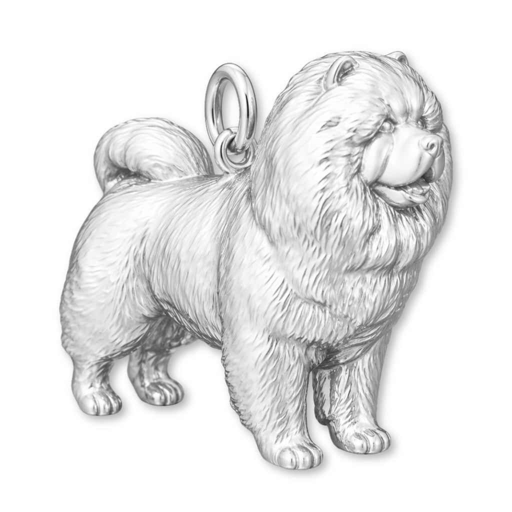 999 Pure Silver - Chow Chow Dog Charm