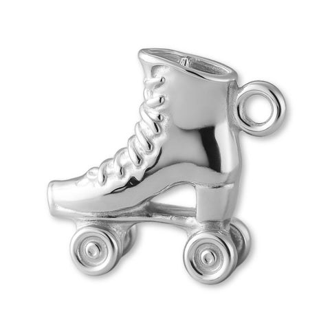 940 Argentium Silver - High-Top Roller Skate Charm