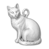 999 Pure Silver - Siamese Cat Charm