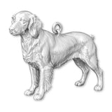 999 Pure Silver - Brittany Spaniel Dog Charm