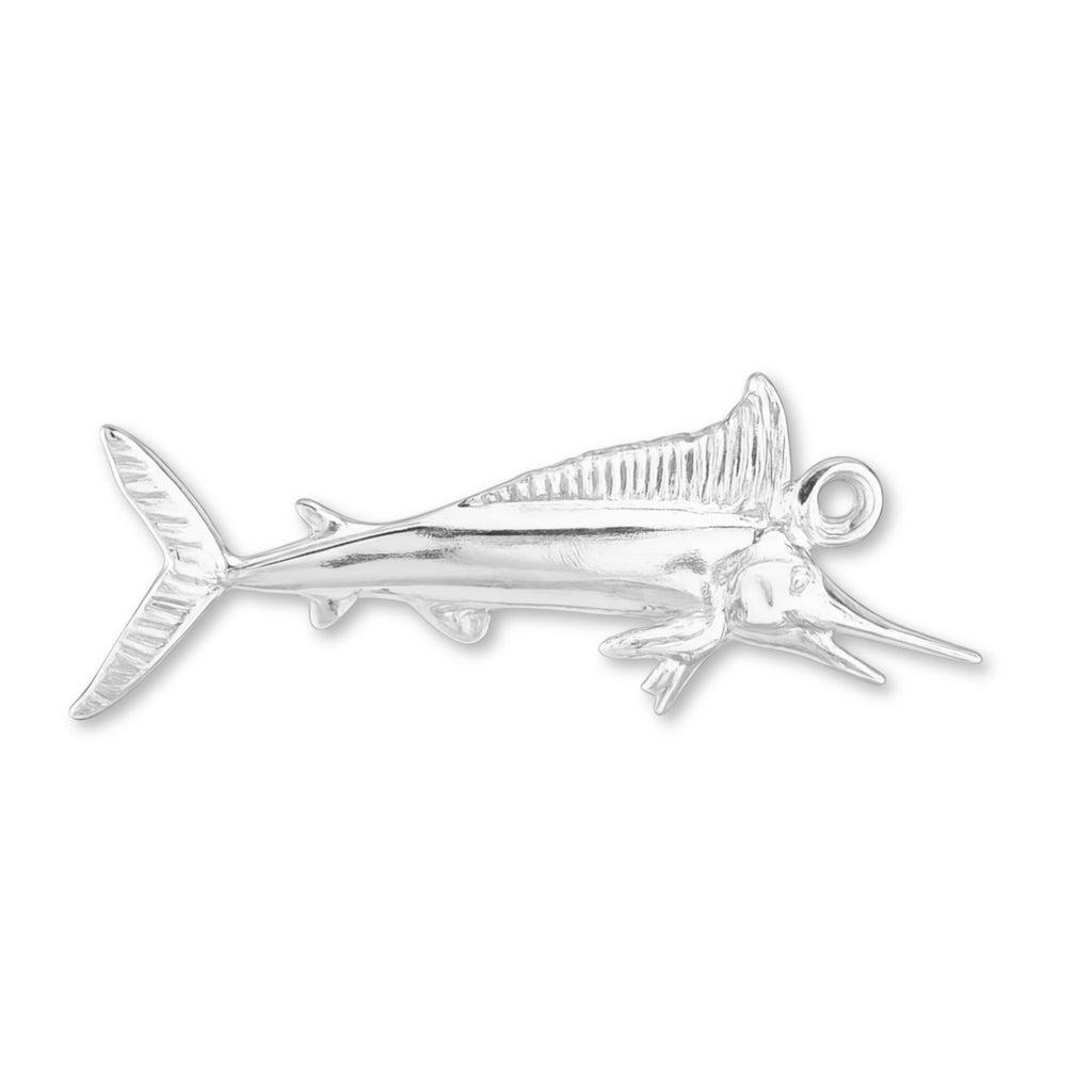 940 Argentium Silver - Ocean Marlin Charm
