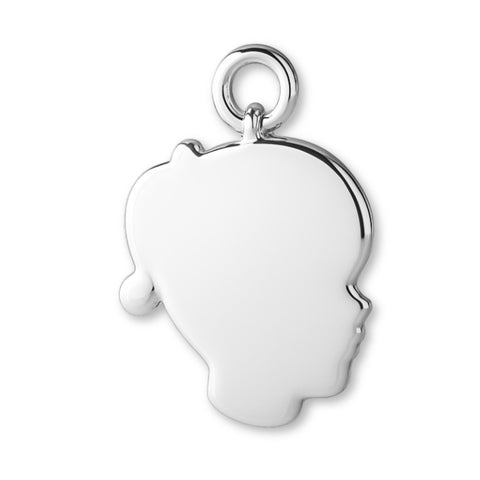 999 Pure Silver - Girls Silhouette Charm