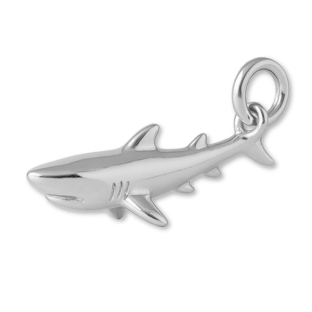999 Pure Silver - Great White Shark Charm