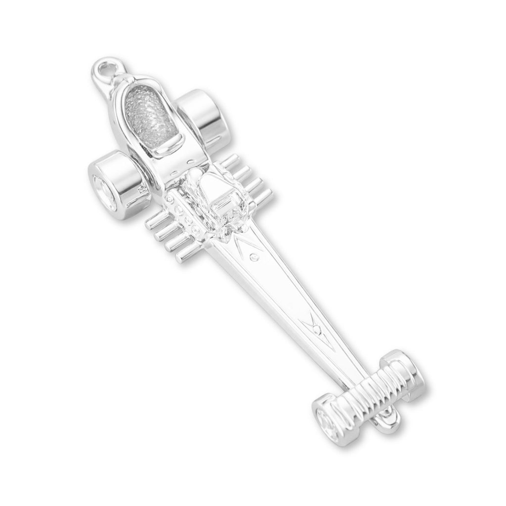 940 Argentium Silver - Dragster Racer Charm