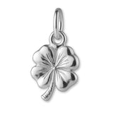 940 Argentium Silver - Classic Four-Leaf Clover Charm