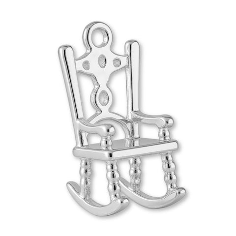 925 Sterling Silver - Classic Rocking Chair Charm