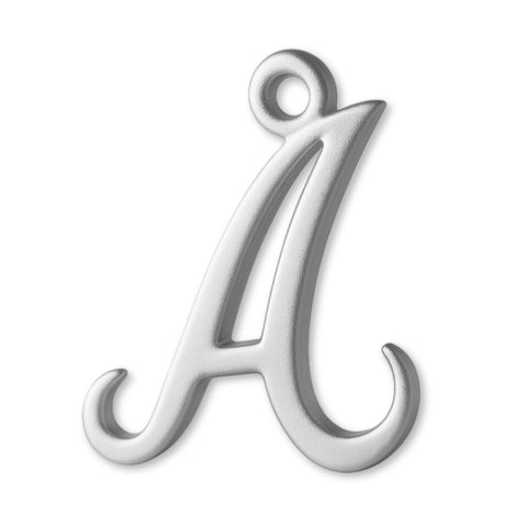 925 Sterling Silver - Cursive Letter Charm