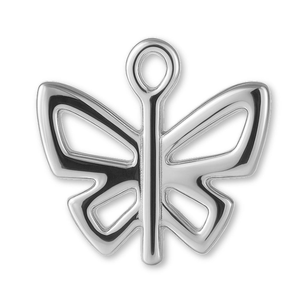 940 Argentium Silver - Petite Butterfly Charm