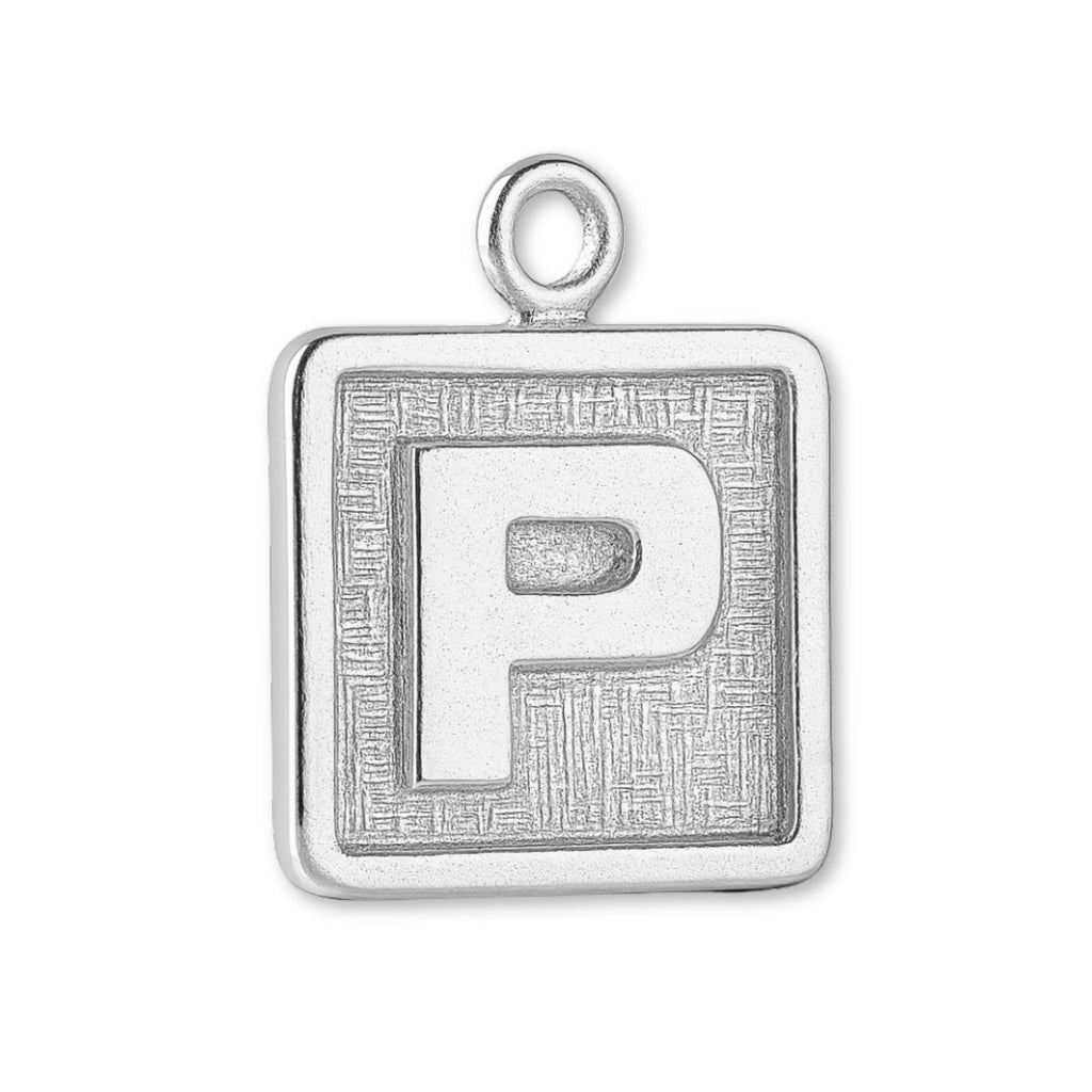 999 Pure Silver - P Plate Charm