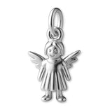 999 Pure Silver - Festive Angel Figurine Charm