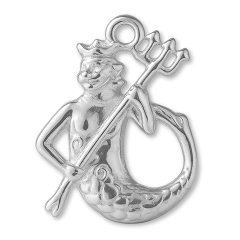 999 Pure Silver - Poseidon Sea King Charm