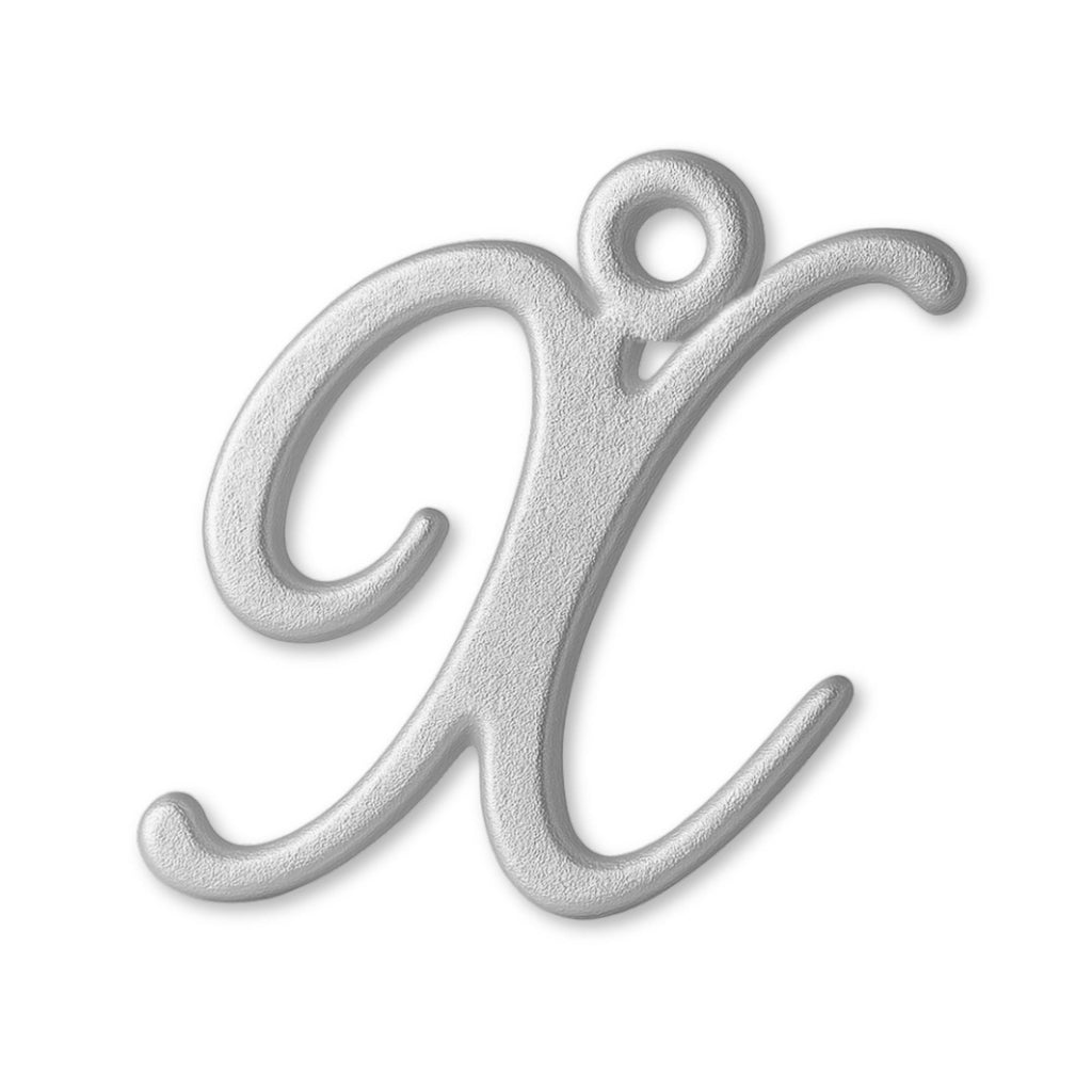 925 Sterling Silver - Cursive Letter Charm