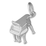 999 Pure Silver - Classic Grand Piano Charm
