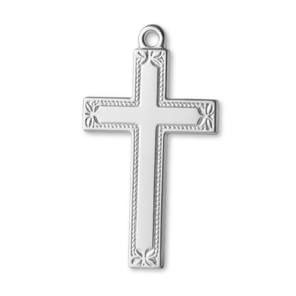 999 Pure Silver - Artisan Crucifix Charm