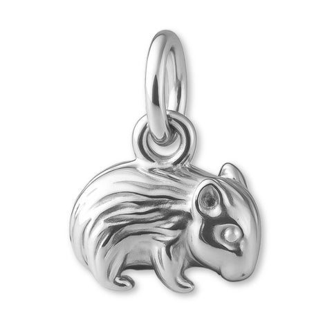 925 Sterling Silver - Australian Wombat Charm