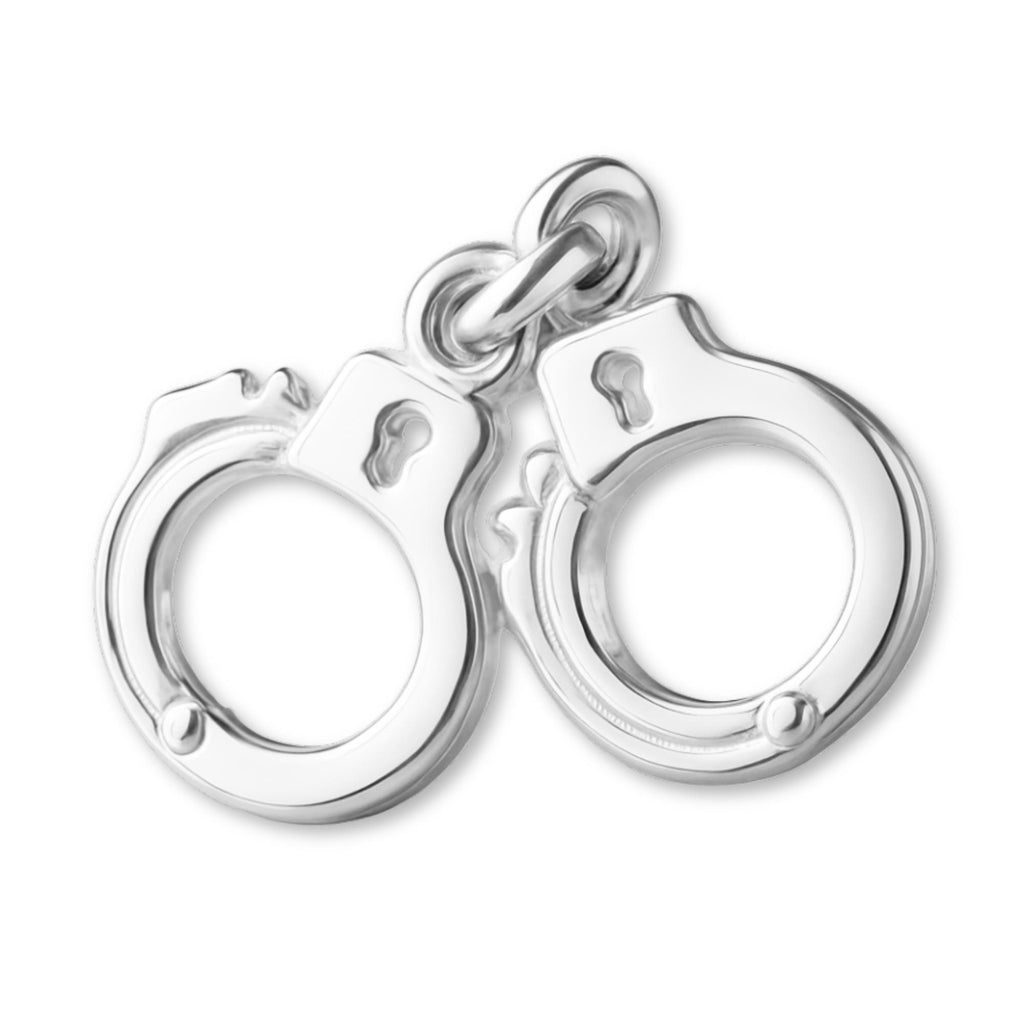 999 Pure Silver - Classic Handcuffs Charm