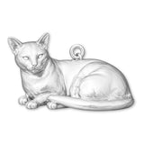 940 Argentium Silver - Burmese Cat Charm