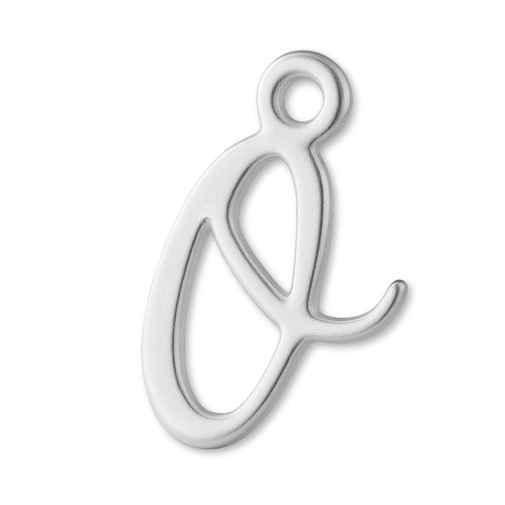 925 Sterling Silver - Cursive Letter Charm