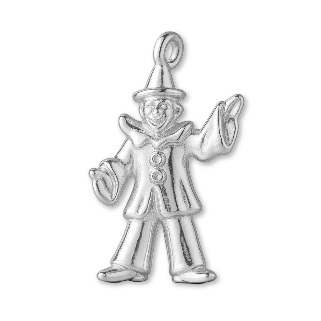999 Pure Silver - Juggling Clown Charm
