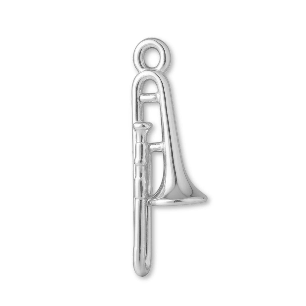 999 Pure Silver - Tenor Trombone Charm