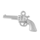 940 Argentium Silver - Western Revolver Charm