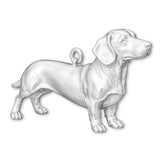 925 Sterling Silver - Dachshund Dog Charm