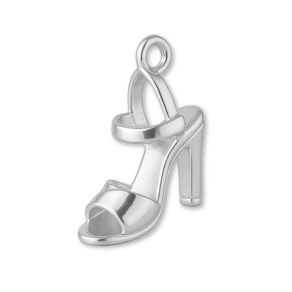999 Pure Silver - Ankle Strap Heels Charm
