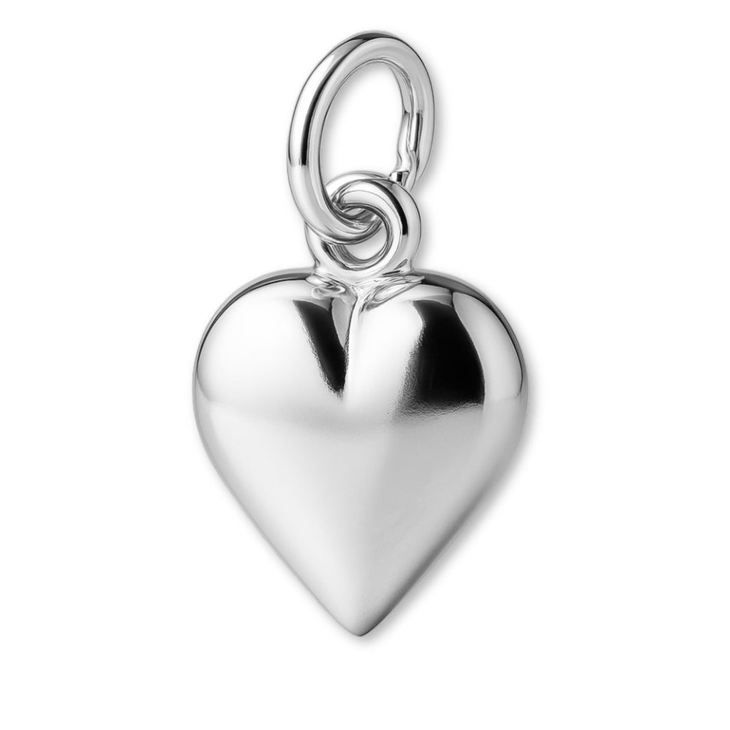 940 Argentium Silver - Minimalist Heart Charm