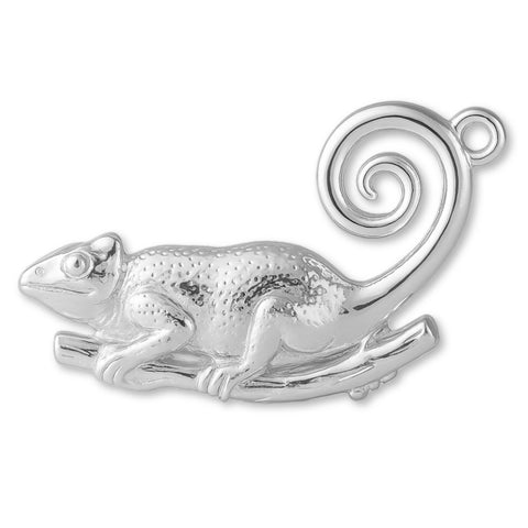 940 Argentium Silver - Panther Chameleon Charm