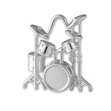 999 Pure Silver - Classic Drum Kit Charm