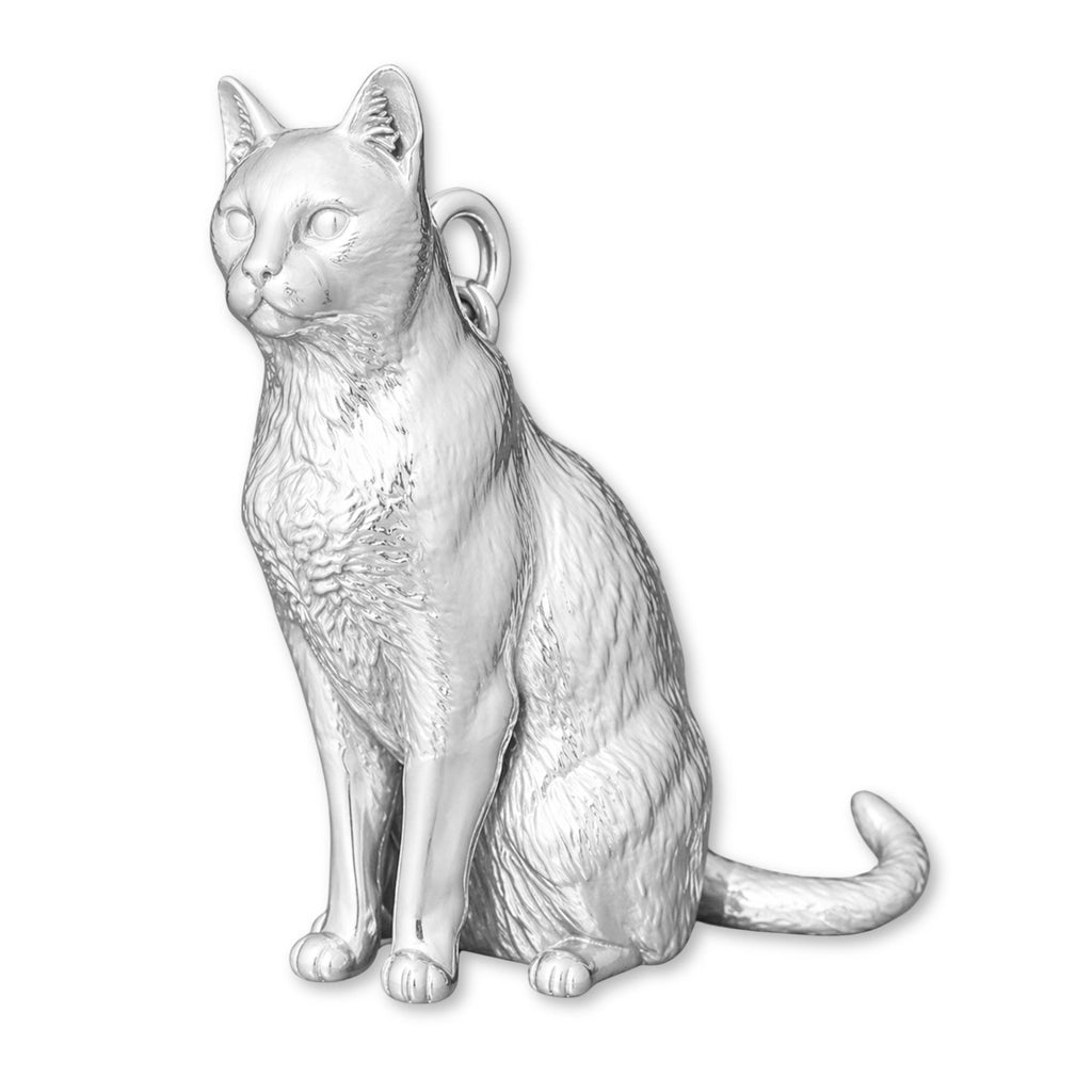 940 Argentium Silver - Burmilla Cat Charm