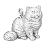 925 Sterling Silver - Exotic Shorthair Cat Charm