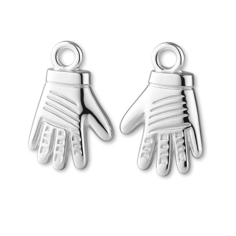 999 Pure Silver - Racing Gloves Charm