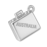 925 Sterling Silver - Australia Suitcase Charm
