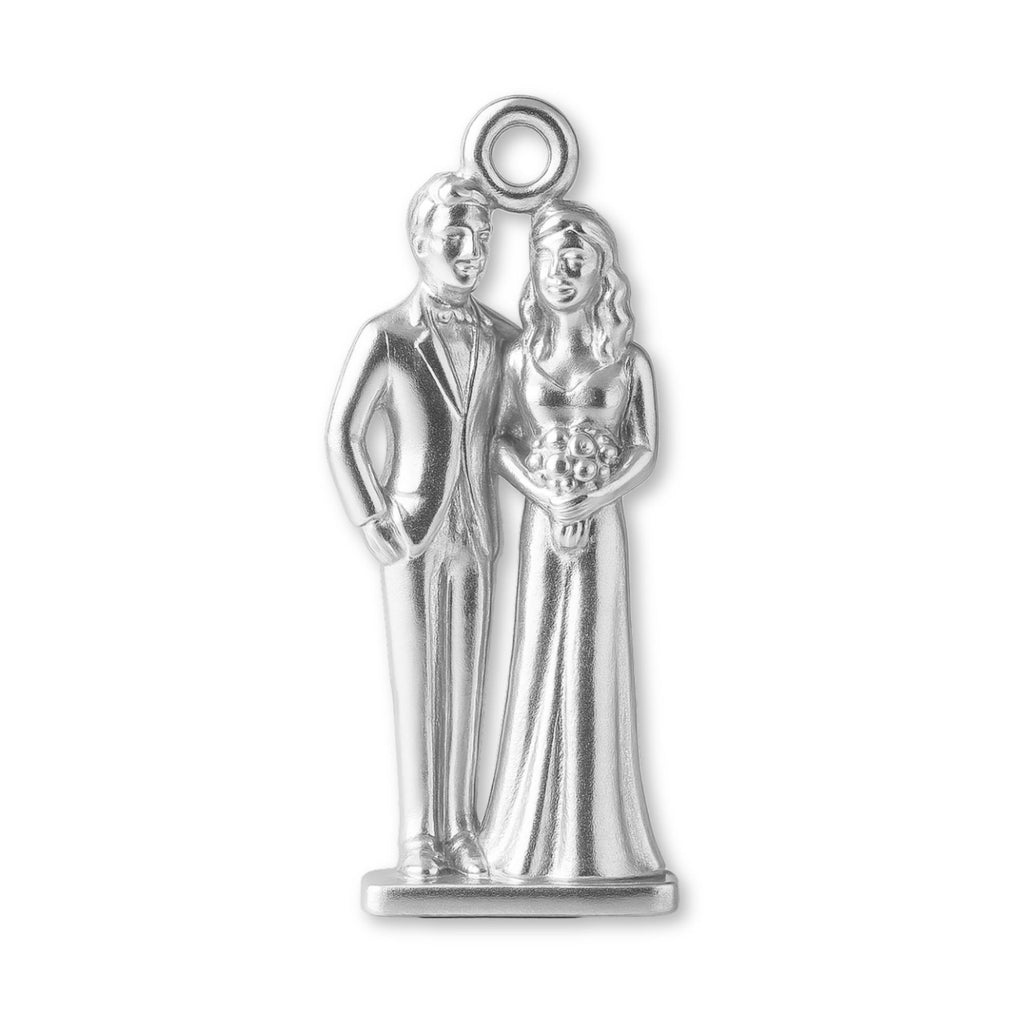 999 Pure Silver - Classic Bride & Groom Charm