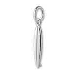940 Argentium Silver - Shortboard Surfboard Charm