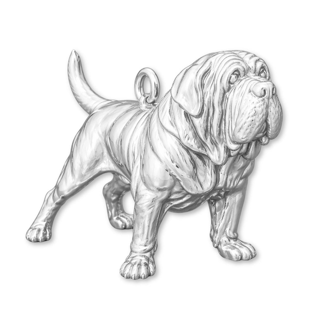 925 Sterling Silver - Mastiff Dog Charm
