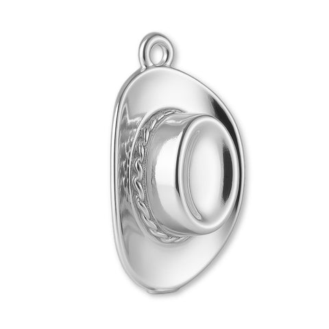 925 Sterling Silver - Akubra Hat Charm